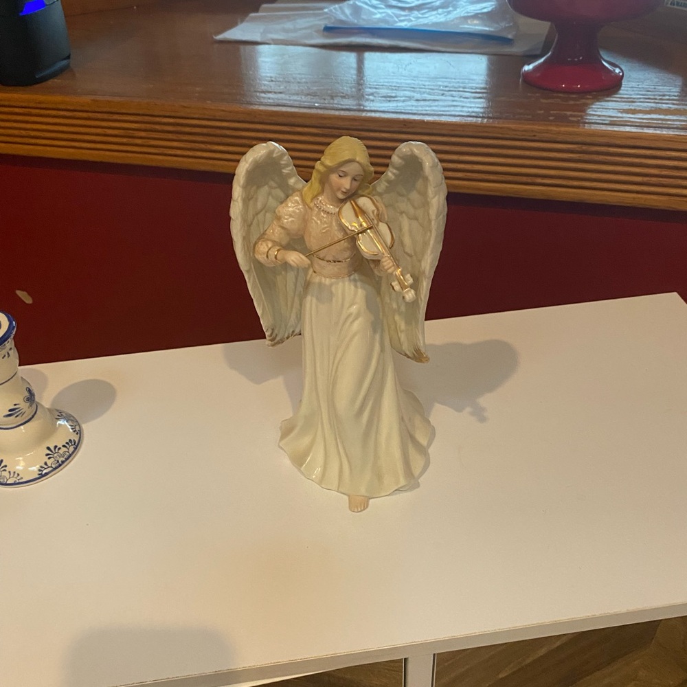 Carlton Cards Porcelain Music Box Angel